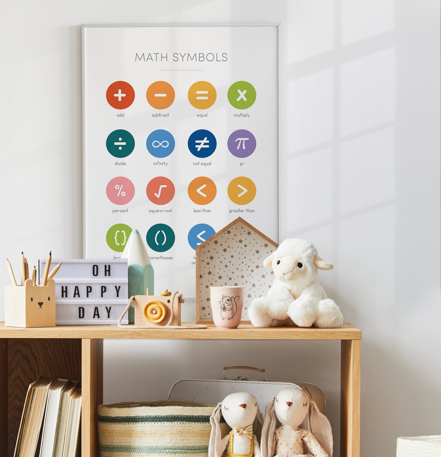 Math Symbols – Math Educational Wall Art