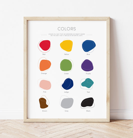 Colors - Visual Arts Educational Poster